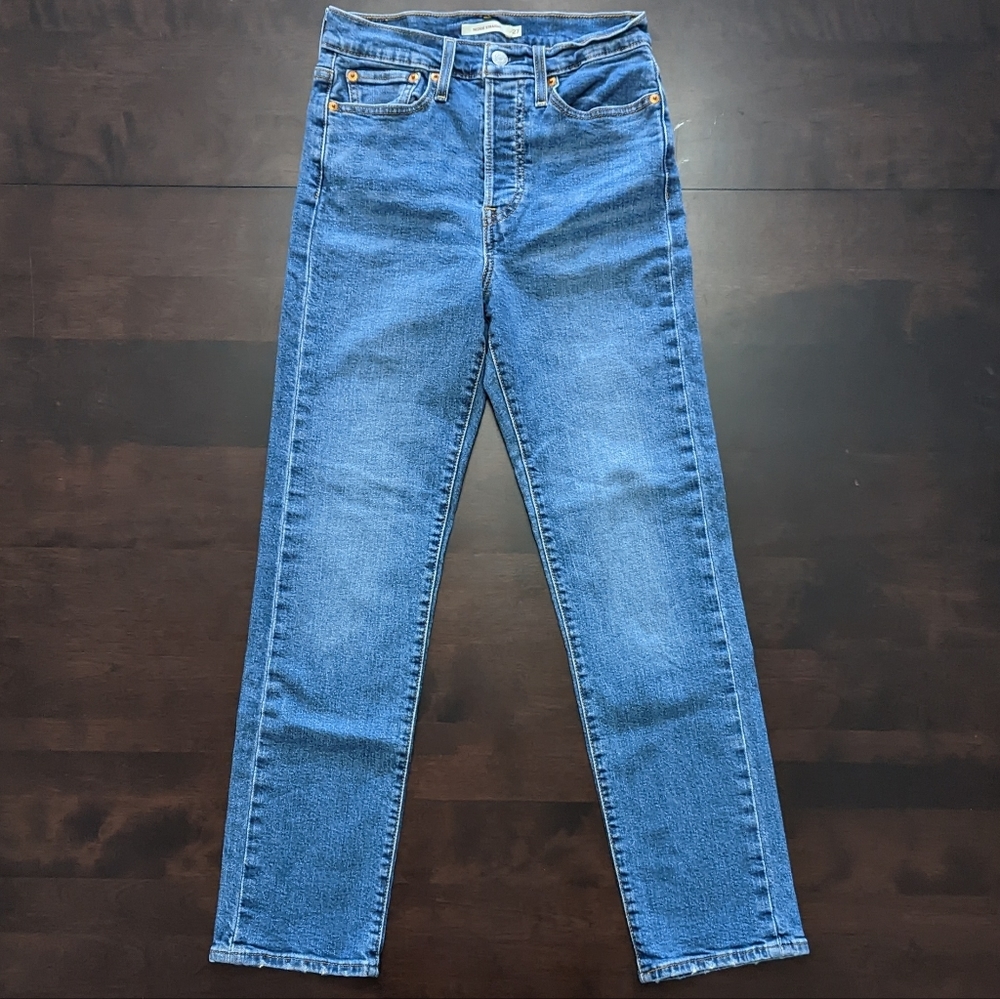 Levi's Wedgie Straight Button Fly Jeans